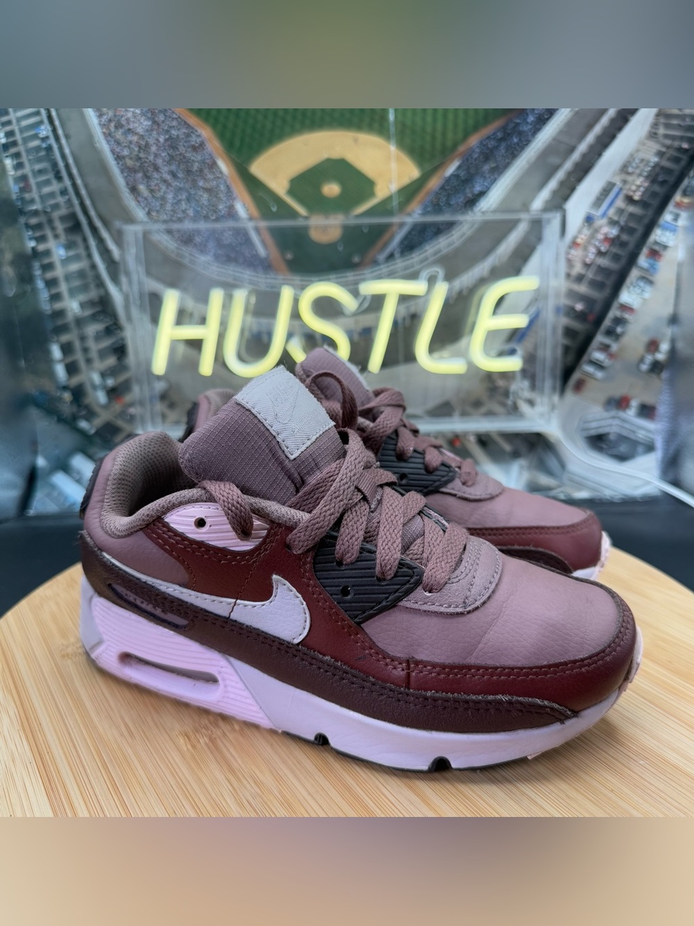 Nike Air Max 90 LTR (PS) Smokey Mauve Youth Sz 1Y